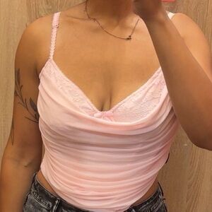 Windsor Light Pink Lace Camisole
